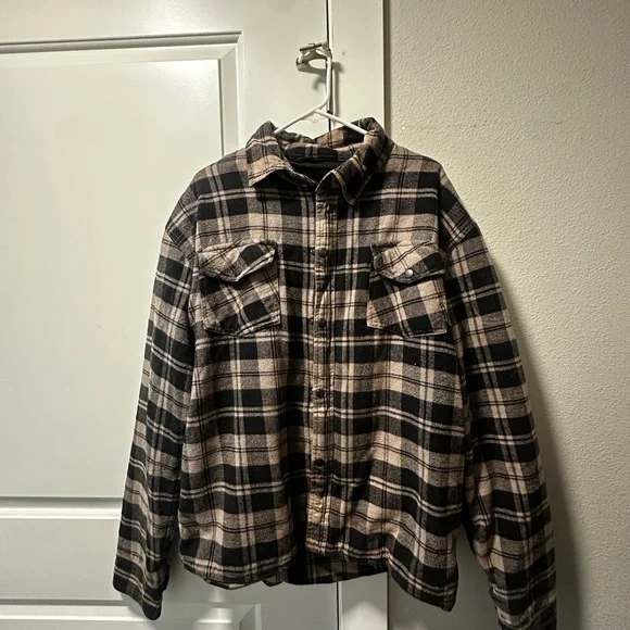 Flannel Motorcycle Jacket - Picture 1 of 2